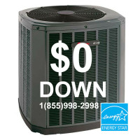 FURNACE - AIR CONDITIONER - LEASE TO OWN - FREE DOWN