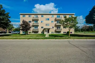 This property includes five four-storey brick buildings comprised of 60 one-bedroom units and 15 two...