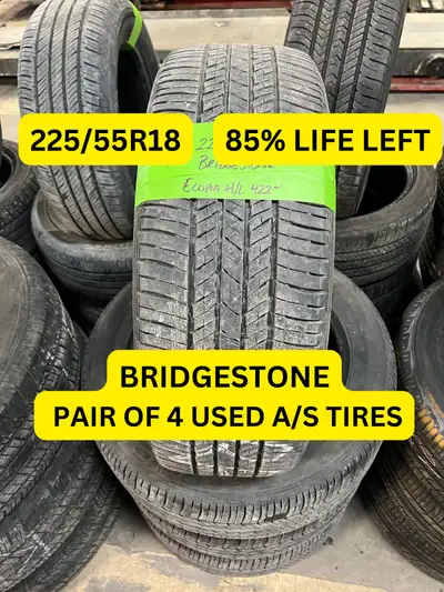 FREE INSTALLATION AND BALANCING ON NEW AND USED TIRES WITH A PURCHASE! NO DISPOSAL! NO OTHER HIDDEN...