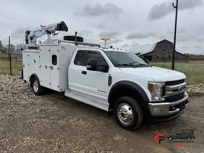Countryside Fleet 2019 Ford F550 Extended Cab 4x4 Service Truck + 6.7L PowerStroke Diesel + 4x4 W/ A...