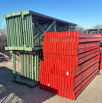 Lowest Price 15 ft tall USED TearDrop Pallet Racking Liquidation