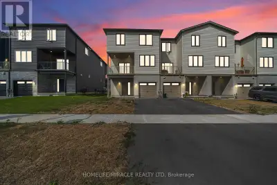 Lovely End Unit 3 Storey Townhome Available For Lease In The Talbot On The Trail Community. This Lov...