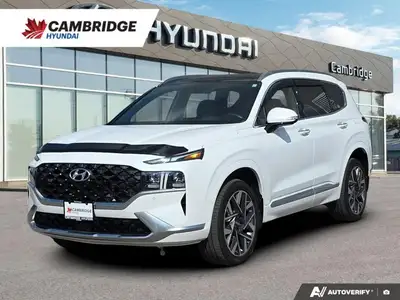 Wrapped in a stunning Quartz White, this 2022 Hyundai Santa Fe Ultimate Calligraphy offers a journey...