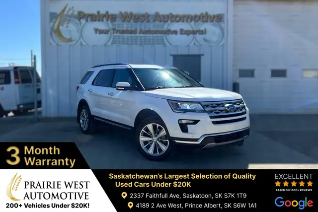 2019 Ford Explorer Limited 4WD 7 Passenger | Command Start | Pow