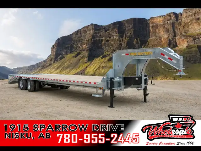 2027 One Sixteen 30FT + 5FT Beavertail Galvanized Gooseneck Trai ...