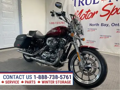 WOW ONLY 781 KM on this Very Cool Canadian Sportster XL1200C SuperLow at True North Motor Sports. Ev...