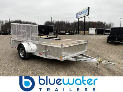 Canadian Mennonite Built Single Axle Aluminum Utility Trailer is $4,080.00 or $81.60/month! Ord: E16...