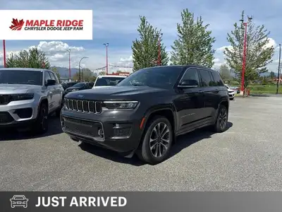 Arrive in style and supreme comfort with this stunning 2023 Jeep Grand Cherokee Overland, showcasing...