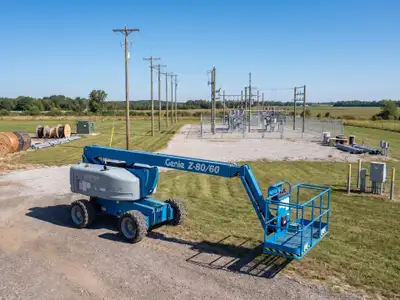 Utility and telecom crews get 86 ft of working height for pole, line and overhead access. The up-and...