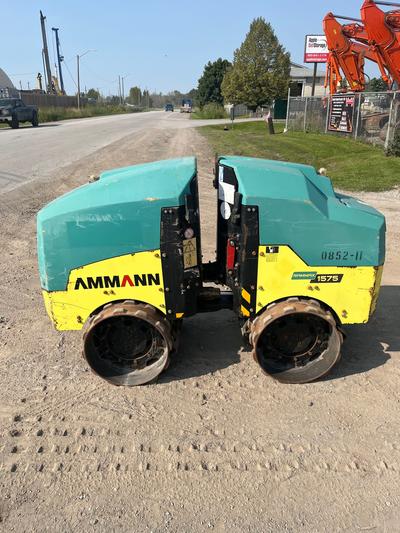 AMMANN RAMMAX 1575 Trench Roller Year 2015 Hours 700 YANMAR Engine Fully Remote Control 33.5 INCH Wi...