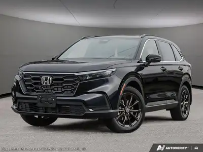 Embrace the road in style with the 2026 Honda CR-V Sport AWD, a dynamic black beauty designed for ad...