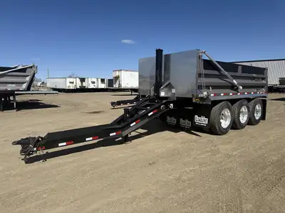 AMVIC licensed business DLR-GP138 2025 Load Line 17' Triaxle Pony Pup Gravel Trailer 8’0in.W x 17’L...