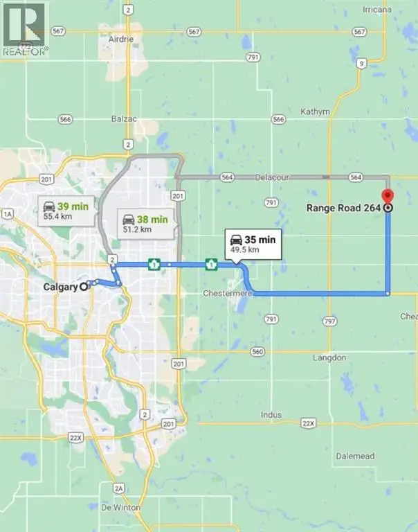 W4R26T25S16QSE Range Road 264 Rural Wheatland County, Alberta in Land for Sale in Calgary - Image 3