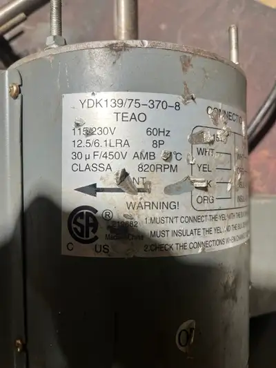 Moteur de ventilateur usagé, View more