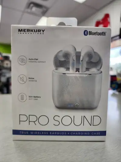 Merkury Pro Sound True Wireless Headphones - BRAND NEW, View more
