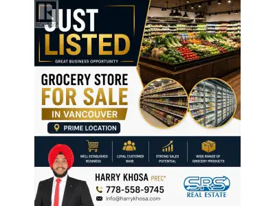 Excellent opportunity to acquire a grocery and wholesale market in a convenient East Vancouver locat...