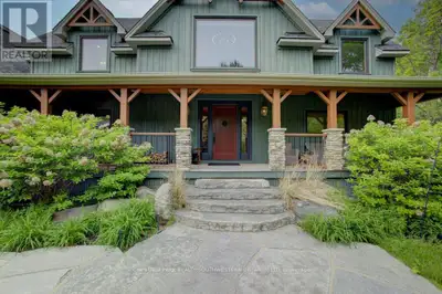 Welcome to The Great Totem House, a stunning reclaimed timber frame chalet set on a private 1.3-acre...
