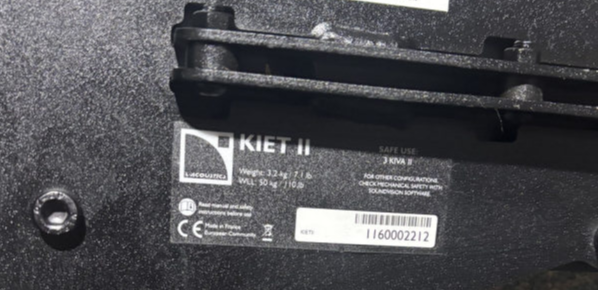 L’Acoustics KIET II536637192568186882