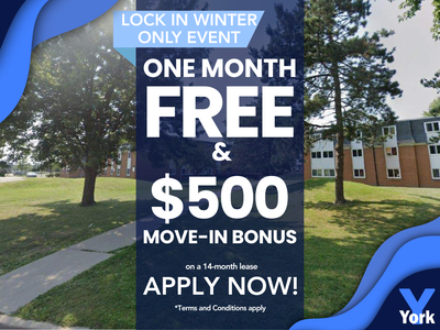 LOCK-IN WINTER ONLY EVENT LIMITED TIME OFFER - VALID UNTIL FEBRUARY 2026 ONLY! GET ONE MONTH RENT FR...