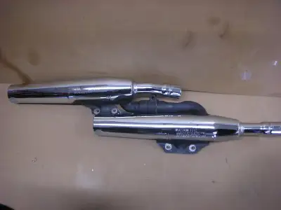 OEM VT 1100 Spirit Mufflers these are mint been in dry storage for decades fit 1997 thru 2007 VT 110...