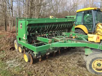 John Deere 750 No-Till Drill. 10 foot. Grass seed. Dolly wheel. I bought to use myself but things ch...