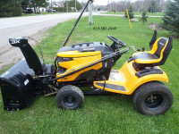 CUB CADET SLX54, TRACTOR ,BLOWER,54 " FAB DECK, WEIGHT,AND CHAIN