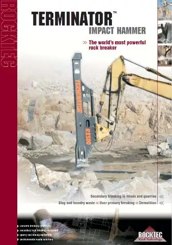 TERMINATOR TX750 75,000 ft-lb  QUARRY-DEMOLITION HAMMER/BREAKER in Heavy Equipment in City of Halifax - Image 3