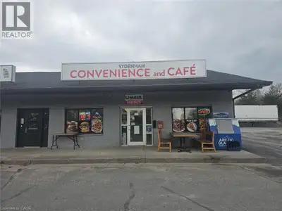 Sydenham Convenience and Cafe in Sydenham, ON is For Sale. Located at the busy intersection of Rutle...