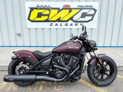ONLY ~$152 BI-WEEKLY BOBBER ATTITUDE + PREMIUM TECHNOLOGY. CALL/TEXT 403-230-1920.The 2026 Indian Sc...