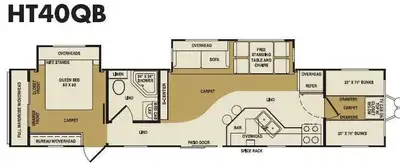 Please Call Us At 613.851.7326 with any questions? Double Slide, Rear Queen Bed Slideout w/Nightstan...