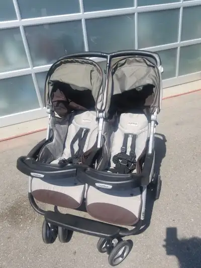 Peg Perego Aria Twin 60/40 Double Stroller, View more