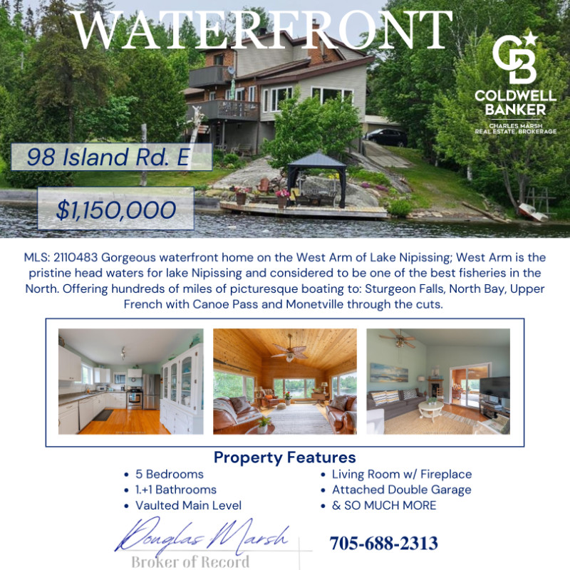 WATERFRONT Home for SaleWest Arm Houses for Sale Sudbury Kijiji