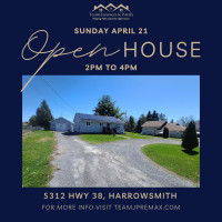 Open House! 5312 Hwy 38, Harrowsmith