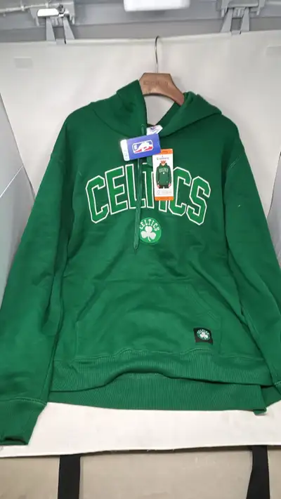 BRAND NEW ORIGINAL NBA BOSTON CELTICS HOODIE SIZE XXL COLORGREEN, View more