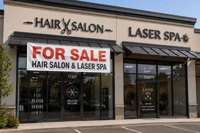 Well-established hair salon and laser spa now available for sale in a high-visibility location. This...
