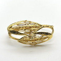 18 Karat Yellow Gold 11.6gms Filigree Bracelet $975