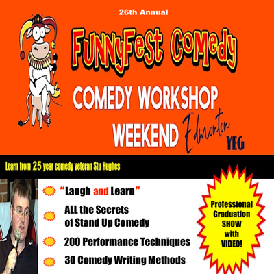 Stand Up Comedy Workshop Weekend Course Edmonton / YEG, View more