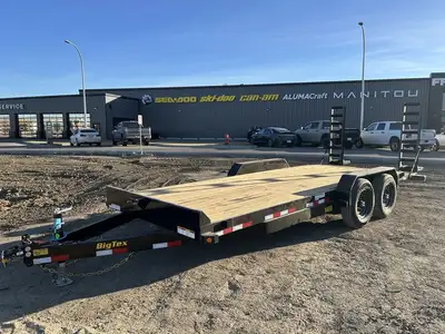 Dovetail and Flip up ramps... Slide in Ramps just don't cut it! Axles: 2 - 7,000# Premium, Cambered...