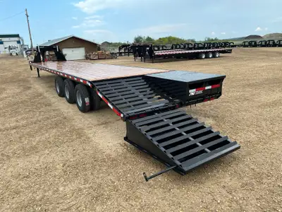 Trailers located in Westlock, AB NEW 2026 SWS 8.5 x 40' Gooseneck Trailer Tri Dual Axle 3 x 10,000 l...