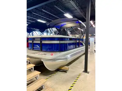 2023 Bennington Marine 22 sx mercury 115 pro xs systeme audio table échelle volant hydraulic simrad...