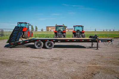 Welcome to Tractorland Trailers! Brand new 2027 Load Trail 102" x 24' tandem axle deck over trailer...