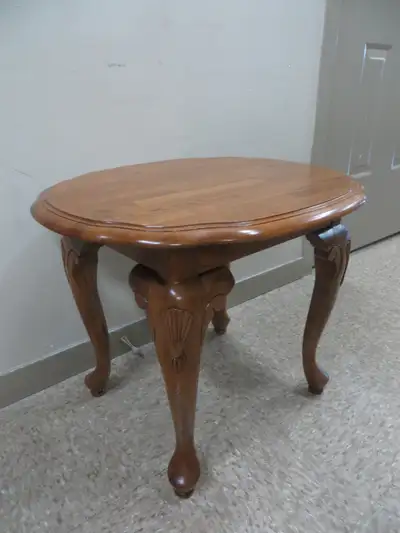 Brand New Solid Wood Oval End Table, View more