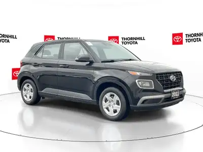 Thornhill Toyota Proudly Presents This Black 2023 Hyundai Venue with ESSENTIAL Package, Featuring:~...