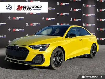 Check out this 2025 Audi A3 Sedan Technik before it's too late! * This Audi A3 Sedan is a Bargain wi...