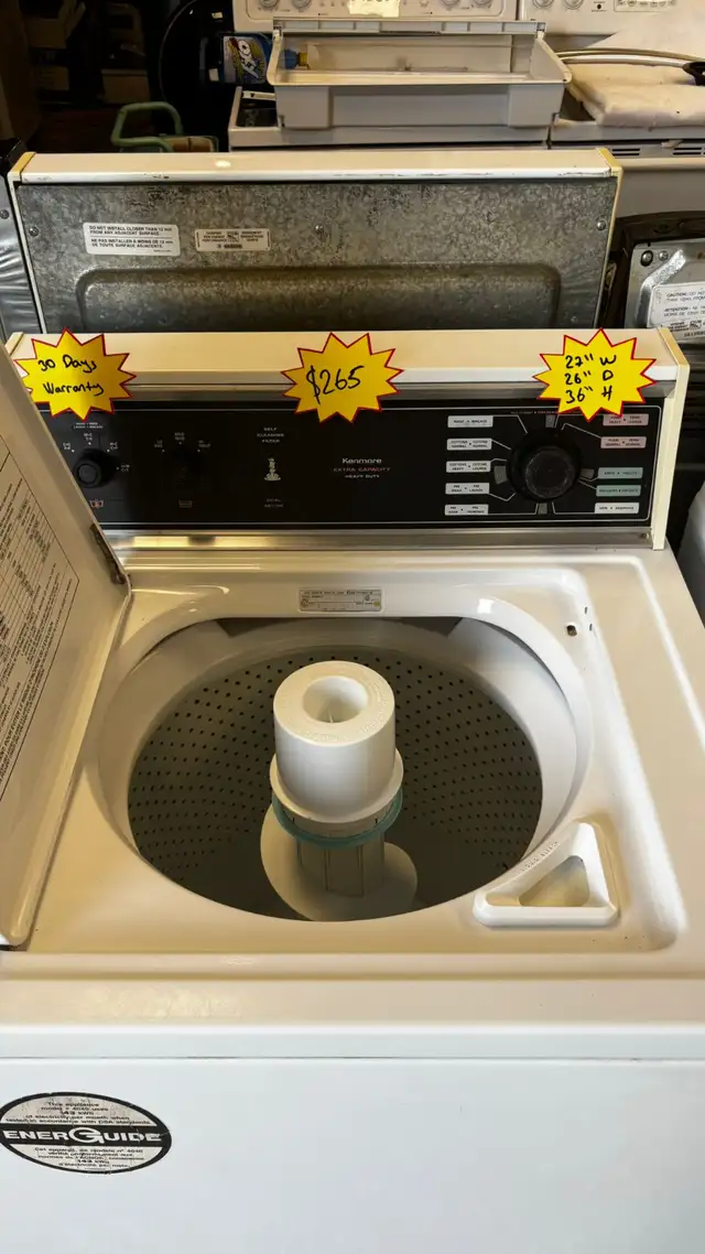 Kenmore 27” Top Load Washer- Works Perfect30 Days Warranty in Washers & Dryers in Kitchener / Waterloo - Image 5