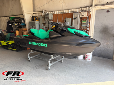 2026 Sea-Doo GTI SE 170 - Eclipse Black / Laguna Green - Audio The 2026 Sea-Doo GTI SE 170 delivers...