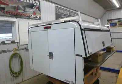 Dodge Ram 1500 - 2009-2018 2009 - 2026 Dodge Ram 6'4 White ARE Contractor Truck Cap with barn doors...