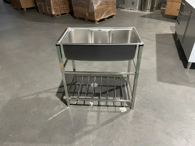 SS HAND WASH SINK WALL MOUNTED FOOD SAFE WASH STATION 1218239 in Other in Regina - Image 2