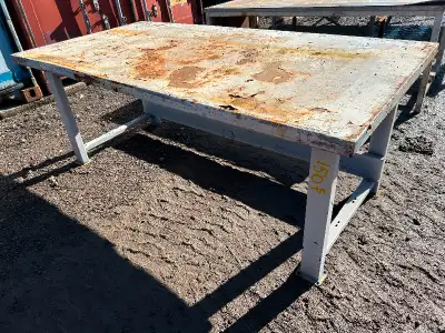 Table de travail en acier / établi de travail, View more