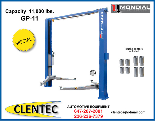2 POST HOIST / 2 POST LIFT 12,000lb. - $6,500 - CLENTEC in Other in London - Image 3